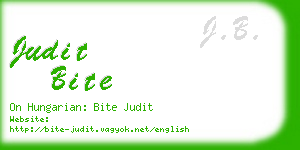 judit bite business card